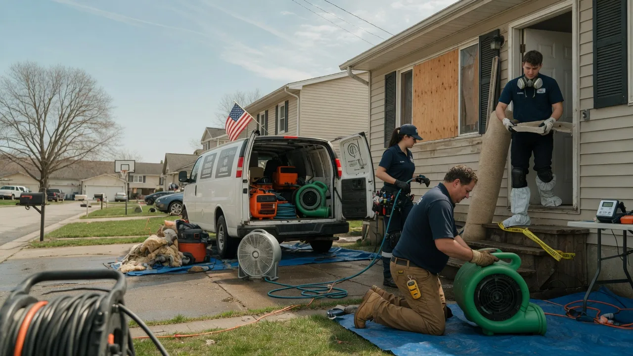 Water Damage Restoration in Kansas, IL near me